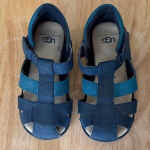 UGG Kids Blue Sandals Size 10